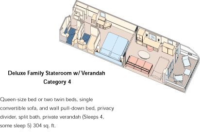 Disney Cruise Line Stateroom Category 4