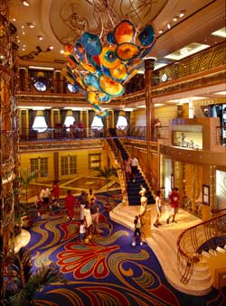 disney cruise atrium