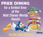 disney world free dining