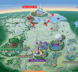 Disney World Resorts  on Disney Maps And Maps Of Disney Resorts