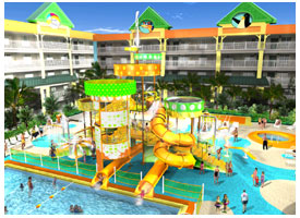 Nickelodeon Family Suites Orlando Florida Oasis Pool