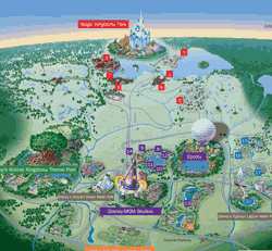 Disney World Resort Map