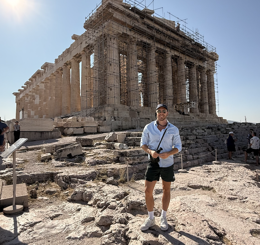 Parthenon Ruins in the Acropolis of Athens